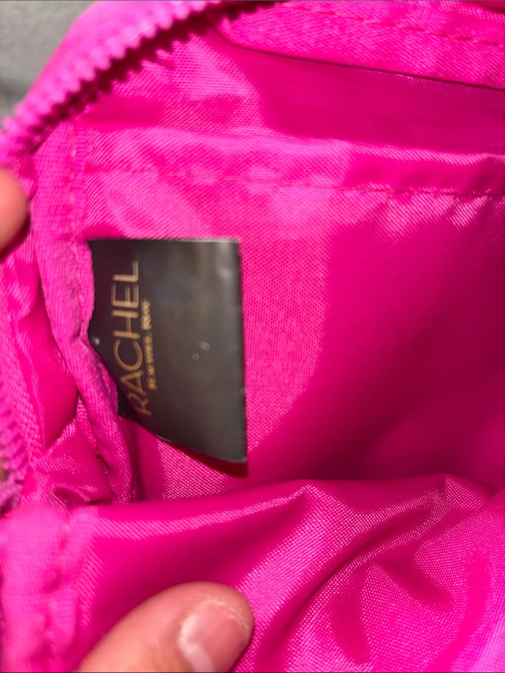 RACHEL Rachel Roy Hot Pink Nylon Crossbody Waist Bag - Picture 5 of 8